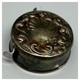 Vintage 925 Sterling Silver Measuring Tape with Ornate Design