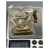 New, Single & Broken Jewelry Craft Collection With Gold Filled Pieces and Sterling Silver