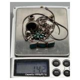 New, Single & Broken Jewelry Craft Collection With Gold Filled Pieces and Sterling Silver