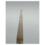 Victorian Travel Sterling Silver Pencil Holder with Unusual Marble Stone Piece Set in Place