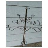 Set of 2 Ornate Decorative Metal Candelabra Stands for Event or Weddings