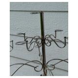 Set of 2 Ornate Decorative Metal Candelabra Stands for Event or Weddings