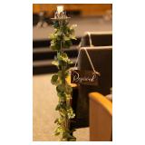 Set of 2 Silver Wedding Aisle Candelabras with Stands and Purple Covers Wedding Event Items