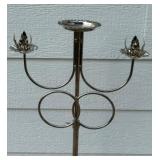 Elegant Metal Flower Design Candle Holder Stand Wedding Event Items