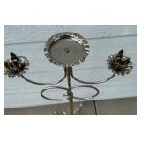 Elegant Metal Flower Design Candle Holder Stand Wedding Event Items