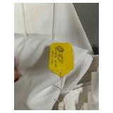Collection of White & Cream Tablecloths and Linens, Assorted Sizes Large Lot