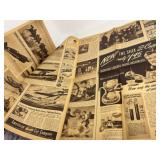 1943 Minneapolis Sunday Tribune Newspaper March 28 Roosevelt Churchill WWII