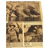 1943 Minneapolis Sunday Tribune Newspaper March 28 Roosevelt Churchill WWII