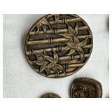 Collection of Antique & Vintage Metal and Brass Buttons with Intricate Designs