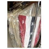 Collection of White & Cream Tablecloths and Linens, Assorted Sizes Large Lot