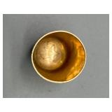 10K Gold Sewing Thimble with Engraved Details 3.4g