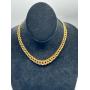 14k Yellow Gold Curb Link Chain Necklace 20g