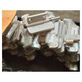 Lot of (~32) Assorted Heavy Duty Door Hinges Lot of (~32) Assorted Heavy Duty Door Hinges