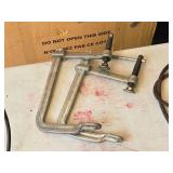 Lot of (2) Adjustable Clamps 9" Lot of (2) Adjustable Clamps 9"