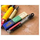 Assorted Blind Mark Templets, Locators, Targets, Rasps, Hot Glue Gun and more Assorted Blind Mark Templets, Locators, Targets, Rasps, Hot Glue Gun and more