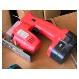 Cordless 18V Cordless Drill/Driver with Battery and 12V Cordless Jigsaw with Battery with (2) Batteries Cordless 18V Cordless Drill/Driver with Battery and 12V Cordless Jigsaw with Battery with (2) Batteries