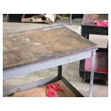 Metal / Wood Top Utility Cart 36" x 24" x 33" 2-tier Metal / Wood Top Utility Cart 36" x 24" x 33" 2-tier