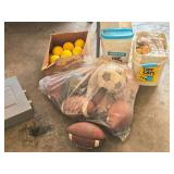 Assorted Sports Balls - Football, Baseball, Soccer Assorted Sports Balls - Football, Baseball, Soccer