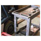 Plastic Utility Cart 34" x 17 1/2" x 32" 2-tier Plastic Utility Cart 34" x 17 1/2" x 32" 2-tier