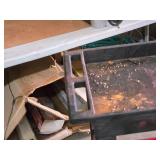 Plastic Utility Cart 34" x 17 1/2" x 32" 2-tier Plastic Utility Cart 34" x 17 1/2" x 32" 2-tier