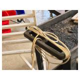 Plastic Utility Cart 34" x 17 1/2" x 32" 2-tier Plastic Utility Cart 34" x 17 1/2" x 32" 2-tier