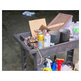 Plastic Utility Cart 34" x 17 1/2" x 32" 2-tier Plastic Utility Cart 34" x 17 1/2" x 32" 2-tier