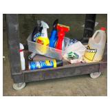 Plastic Utility Cart 34" x 17 1/2" x 32" 2-tier Plastic Utility Cart 34" x 17 1/2" x 32" 2-tier
