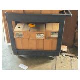 Plastic Utility Cart 34" x 17 1/2" x 32" 2-tier Plastic Utility Cart 34" x 17 1/2" x 32" 2-tier