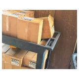 Plastic Utility Cart 34" x 17 1/2" x 32" 2-tier Plastic Utility Cart 34" x 17 1/2" x 32" 2-tier