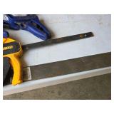 (3) Assorted Hand Clamps and (1) Carpenter Square (3) Assorted Hand Clamps and (1) Carpenter Square