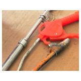 Lot of (3) Assorted Tire Gauges and Air Hose Attachments Lot of (3) Assorted Tire Gauges and Air Hose Attachments