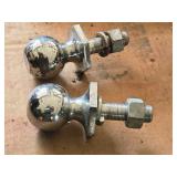 Lot of (2) 2" Hitch Balls Lot of (2) 2" Hitch Balls