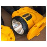 Lot of (2) DeWalt® 18V Rechargeable Flex Worklight DW919 Lot of (2) DeWalt® 18V Rechargeable Flex Worklight DW919