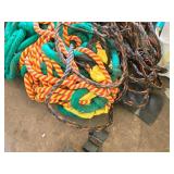 Lot of (1 Bucket) Assorted Ropes Lot of (1 Bucket) Assorted Ropes