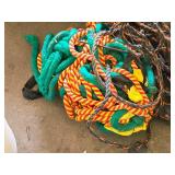 Lot of (1 Bucket) Assorted Ropes Lot of (1 Bucket) Assorted Ropes
