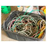 Lot of (1 Tote) Assorted Power Cords Lot of (1 Tote) Assorted Power Cords
