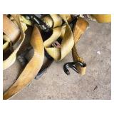 Lot of (1 Bucket) (2) Heavy Duty Ratchet Straps, (2) Extra Ratchets Lot of (1 Bucket) (2) Heavy Duty Ratchet Straps, (2) Extra Ratchets