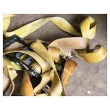 Lot of (1 Bucket) (2) Heavy Duty Ratchet Straps, (2) Extra Ratchets Lot of (1 Bucket) (2) Heavy Duty Ratchet Straps, (2) Extra Ratchets