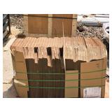 Lot of (1 Pallet) Cardboard Sheets 20" x 12" Lot of (1 Pallet) Cardboard Sheets 20" x 12"