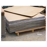 Lot of (1 Pallet / 100) Cardboard Sheets 48" x 48" Lot of (1 Pallet / 100) Cardboard Sheets 48" x 48"