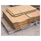 Lot of (1 Pallet / 50+) Cardboard Box Flats 10" x 24" x 10" Lot of (1 Pallet / 50+) Cardboard Box Flats 10" x 24" x 10"