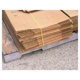Lot of (1 Pallet / 50+) Cardboard Box Flats 10" x 24" x 10" Lot of (1 Pallet / 50+) Cardboard Box Flats 10" x 24" x 10"