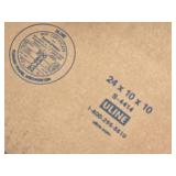 Lot of (1 Pallet / 50+) Cardboard Box Flats 10" x 24" x 10" Lot of (1 Pallet / 50+) Cardboard Box Flats 10" x 24" x 10"