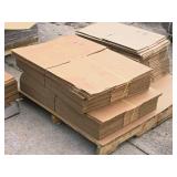 Lot of (1 Pallet) Cardboard Box Flats - ~40 - 15"x12"x5", ~40 - 18"x18"x6" Lot of (1 Pallet) Cardboard Box Flats - ~40 - 15"x12"x5", ~40 - 18"x18"x6"