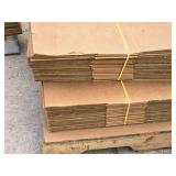Lot of (1 Pallet) Cardboard Box Flats - ~40 - 15"x12"x5", ~40 - 18"x18"x6" Lot of (1 Pallet) Cardboard Box Flats - ~40 - 15"x12"x5", ~40 - 18"x18"x6"