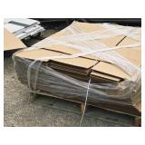 Lot of (1 Pallet / 130+) Cardboard Sheets 14" x 44" Lot of (1 Pallet / 130+) Cardboard Sheets 14" x 44"