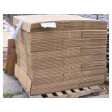 Lot of (1 Pallet / 80) Cardboard Box Flats 19" x 32" x 14" Lot of (1 Pallet / 80) Cardboard Box Flats 19" x 32" x 14"