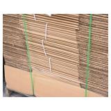 Lot of (1 Pallet / 80) Cardboard Box Flats 19" x 32" x 14" Lot of (1 Pallet / 80) Cardboard Box Flats 19" x 32" x 14"