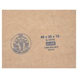 Lot of (1 Pallet / 14) Cardboard Box Flats 20" x 46" x 12" Lot of (1 Pallet / 14) Cardboard Box Flats 20" x 46" x 12"