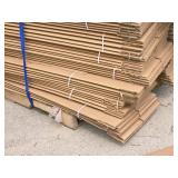 Lot of (1 Pallet / ~75) Cardboard Box Flats 4" x 59" x 4" Lot of (1 Pallet / ~75) Cardboard Box Flats 4" x 59" x 4"
